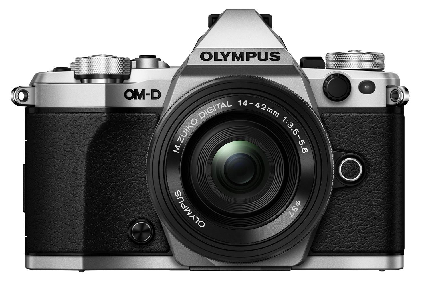 olympus e m5 mark ii puts focus movie stabilization 40 megapixel photos m5markii slv front m14 42ez blk