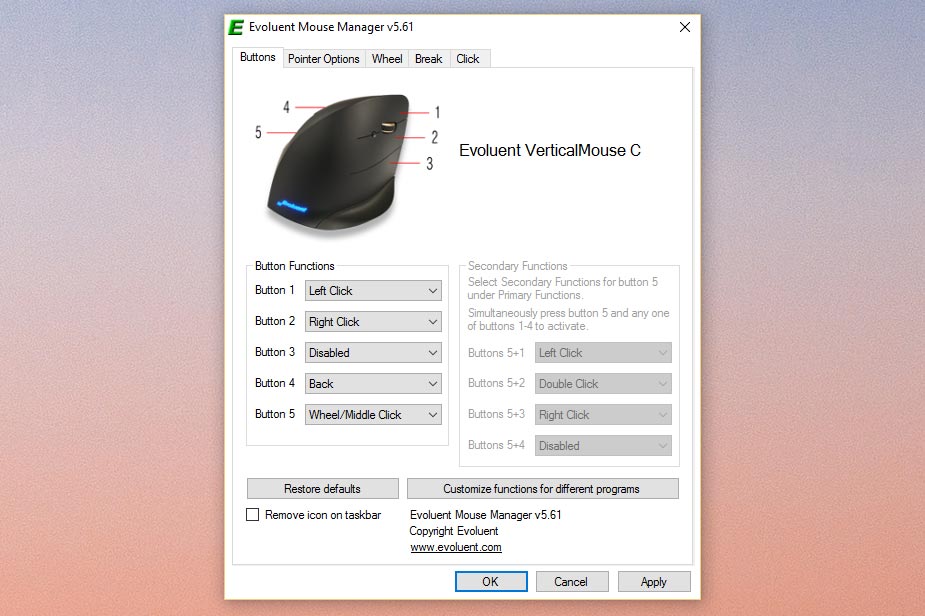 evoluent verticalmouse c right review software 2