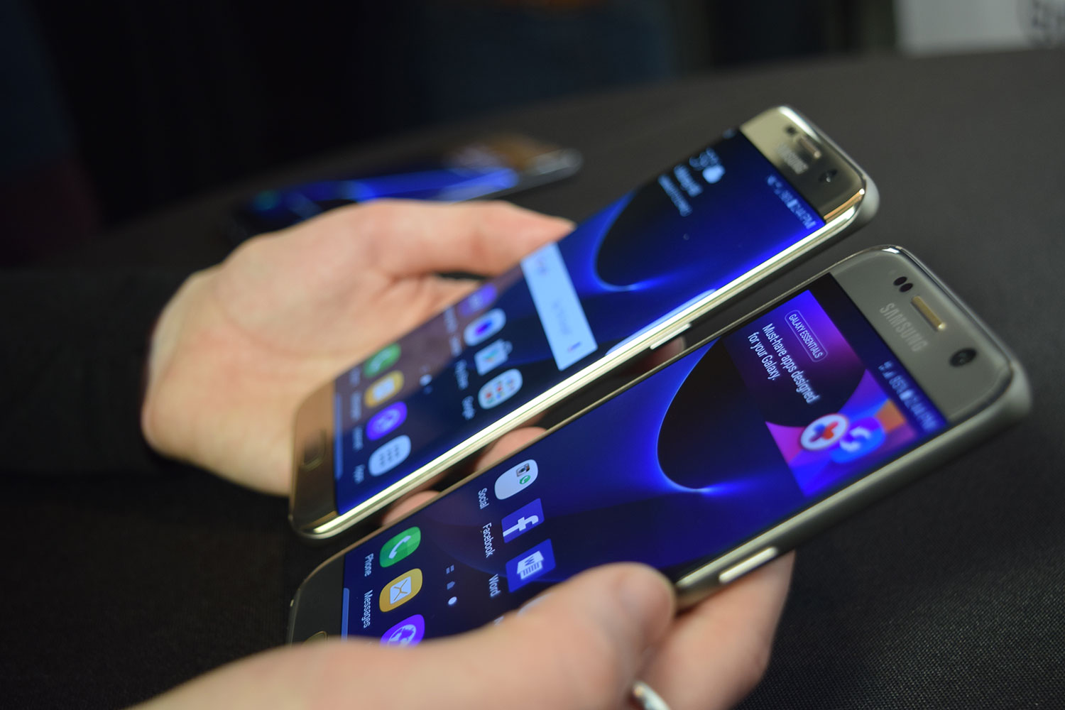 samsung galaxy s7 news and edge together front sides