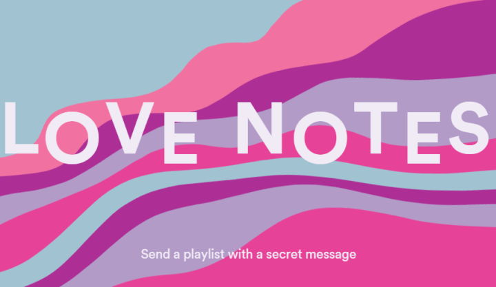 spotify love notes valentines day