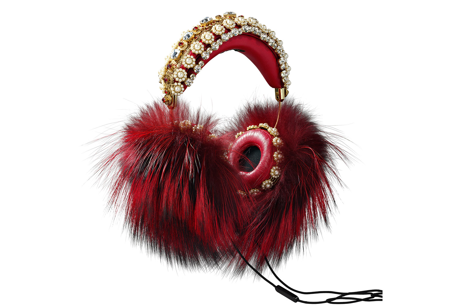 rihanna sells out 9000 dollar dolce gabanna headphones red marble fox hanging