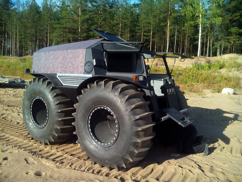 russian sherp atv self inflating tires 0006