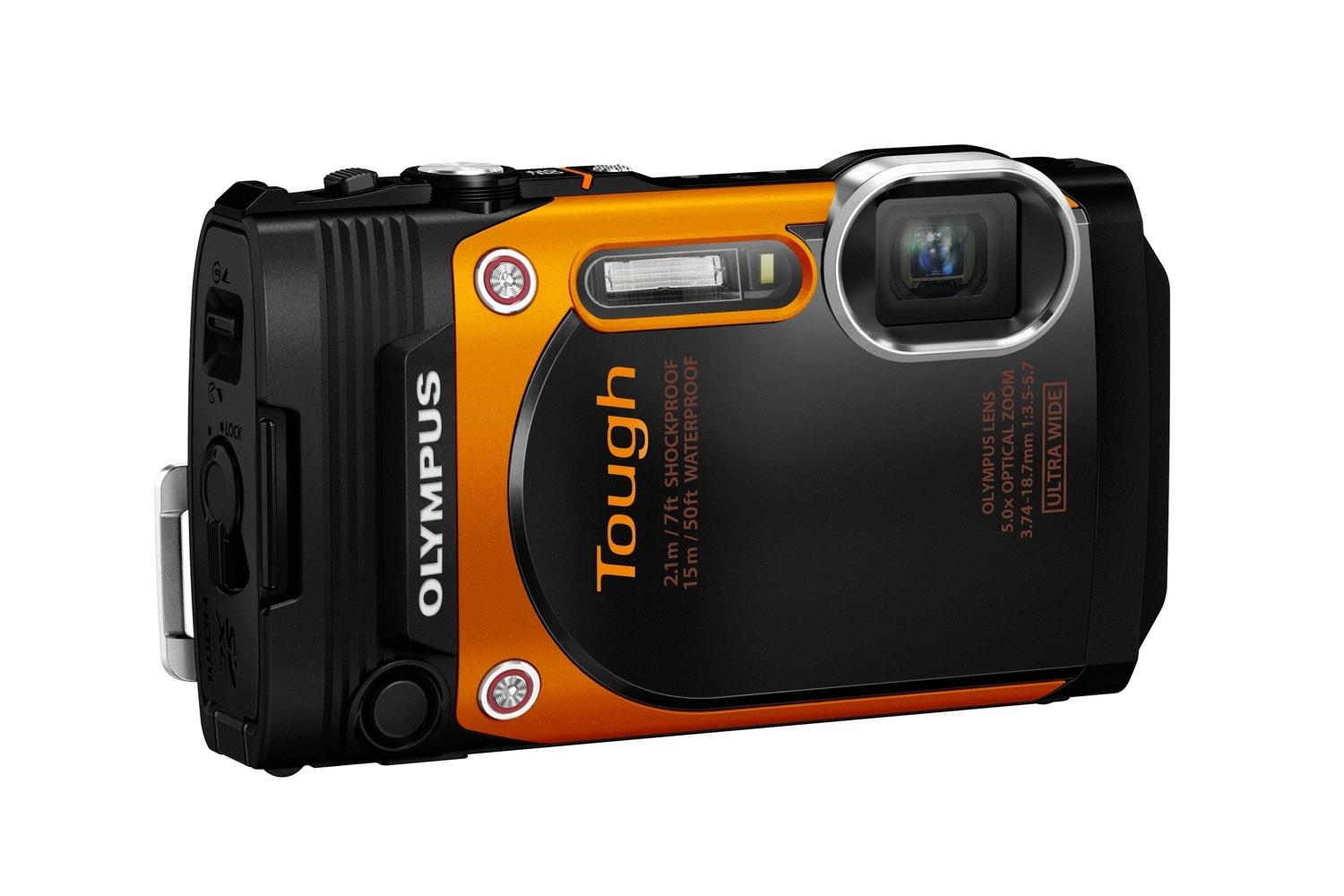 olympus new rugged tg 860 swims deeper now wi fi org left side
