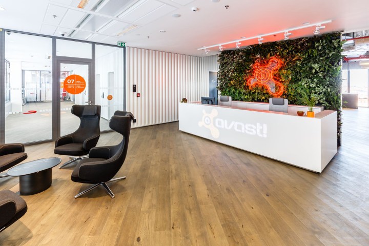 workplace engagement mobility avast offices logo sign hq headquarters