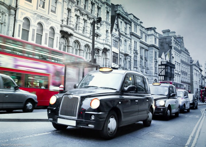 london black cab demo uber