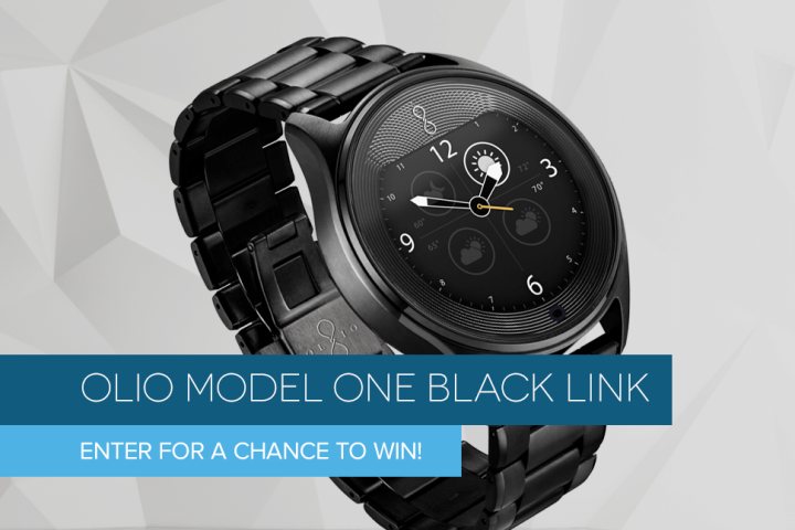 dt giveaway olio model one black link watch