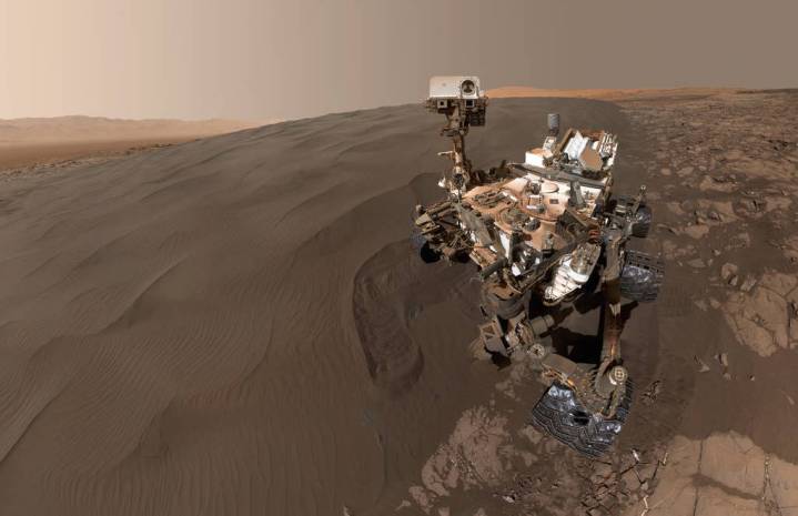 curiosity rover selfie 2016