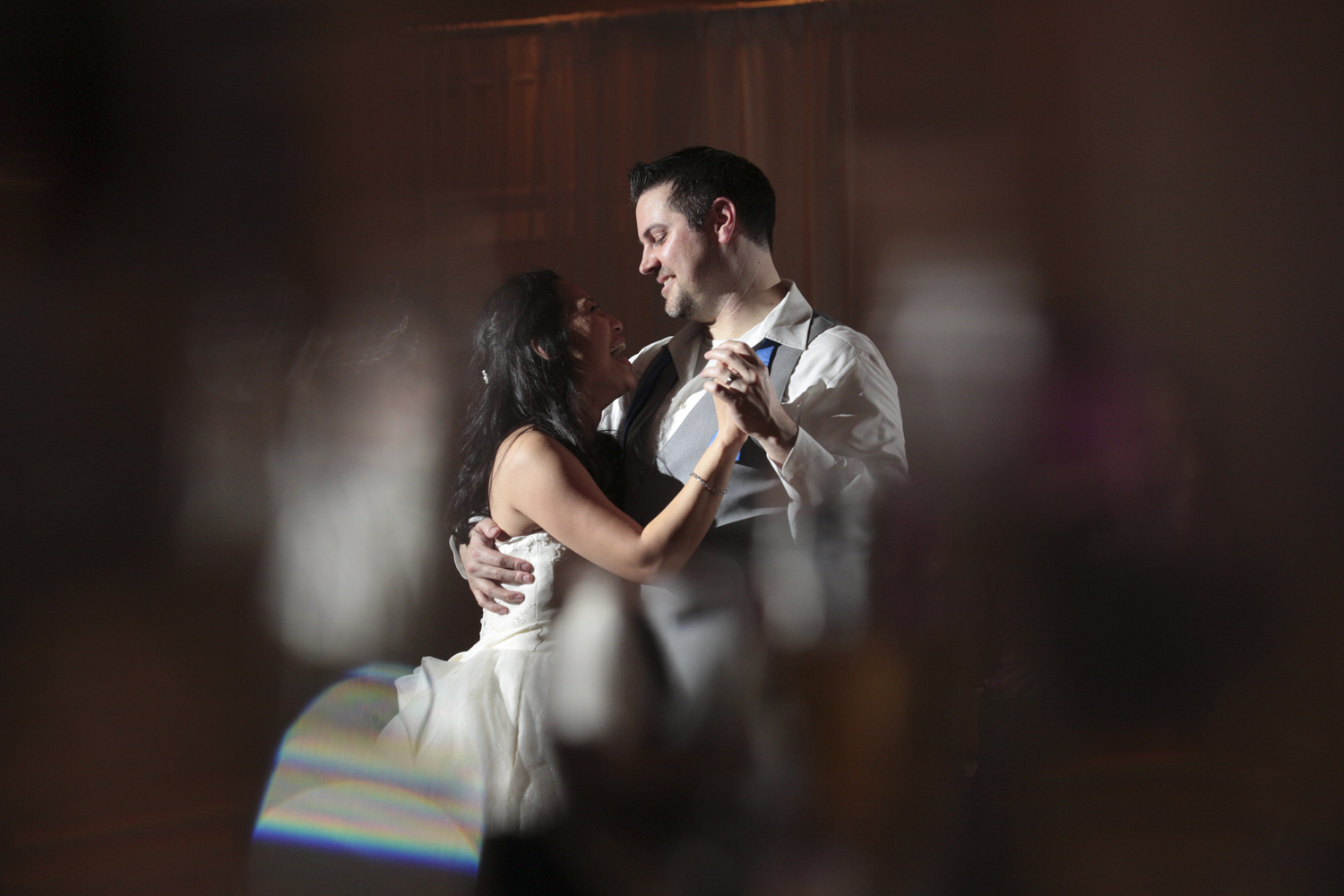 nba photographer jack arent dramatically lit dance floor wedding photo in san ramon  ca