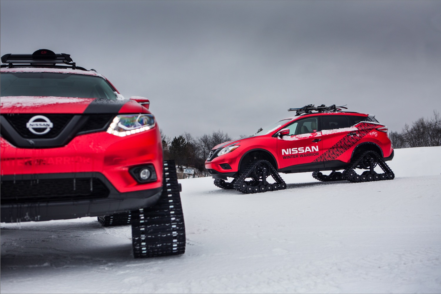 Nissan Pathfinder, Rogue, Murano Winter Warrior concepts