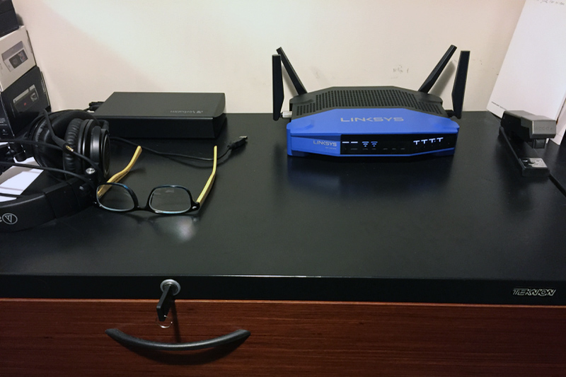 Moving the router: Configuration 1