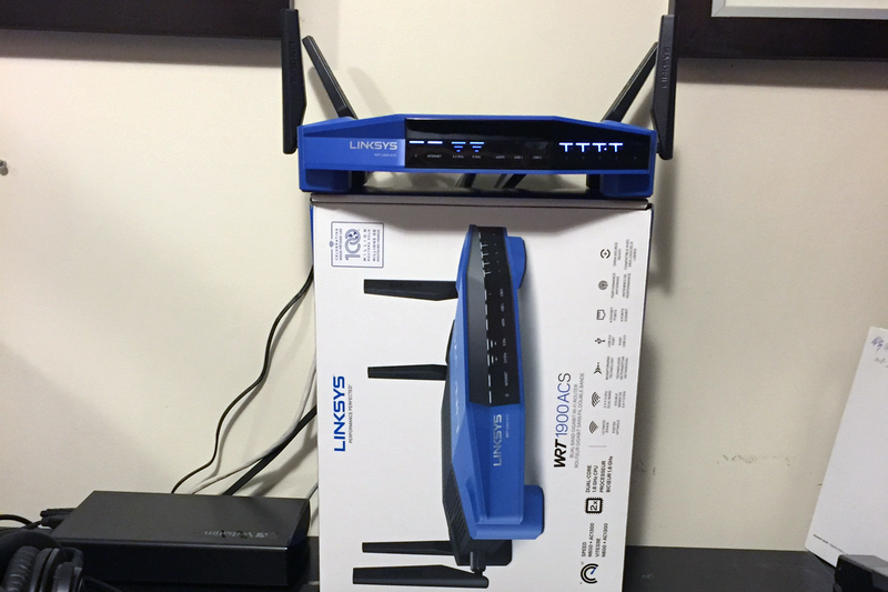 Moving the router: Configuration 3