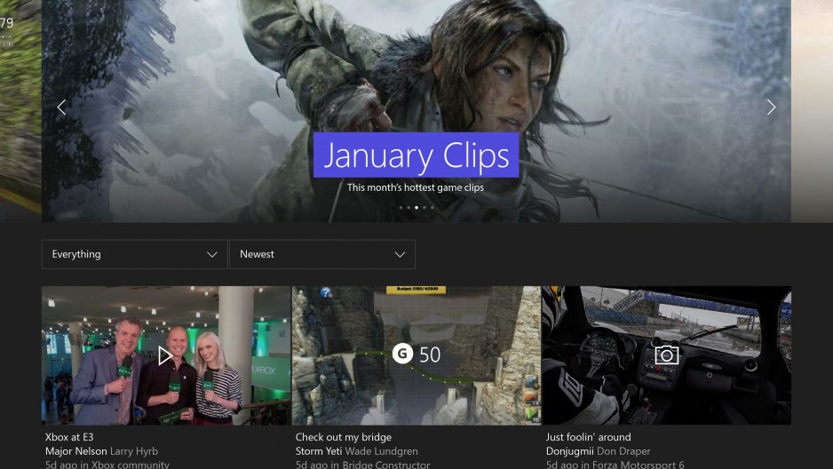 xbox one february update improves parties adds gamerscore leaderboards febraury landing page