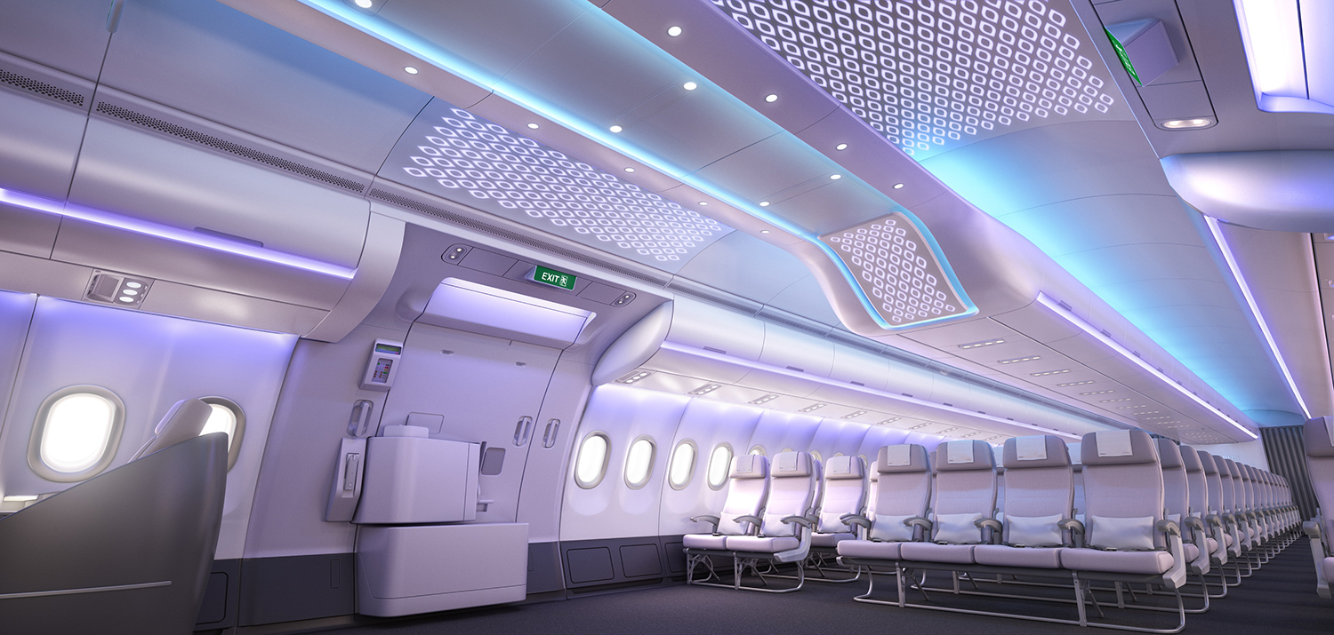 airbus airspace cabin concept a330neo by entrance area customized pattern 003