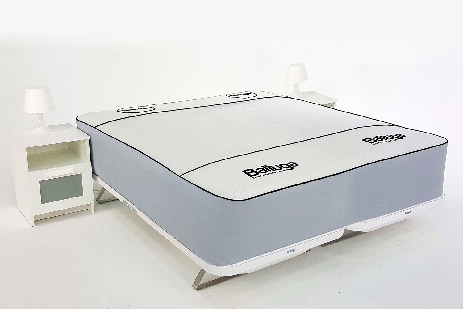 balluga is a smart bed with ac and air suspension double image