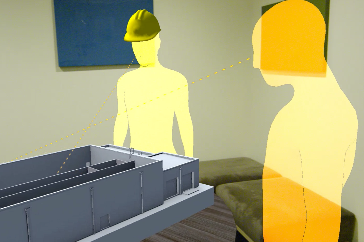 hololens mixed reality work tool object theory building mode