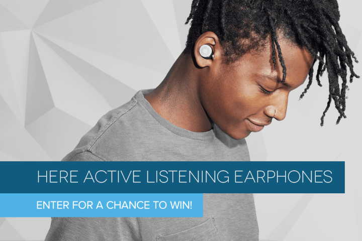 here active listening earphones giveaway