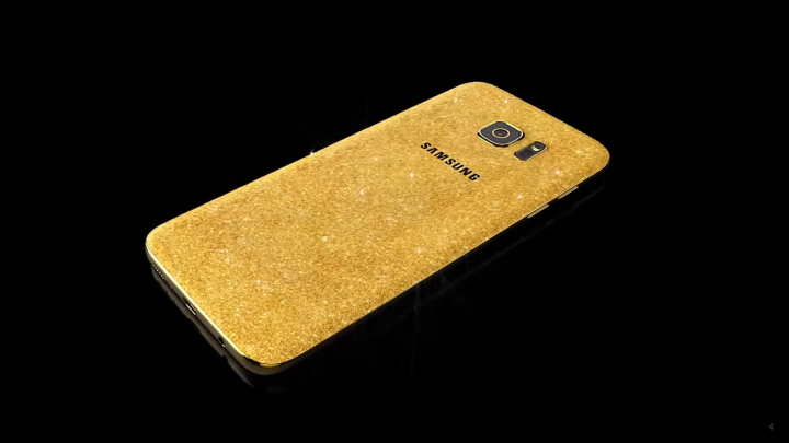 galaxy s7 gold plate