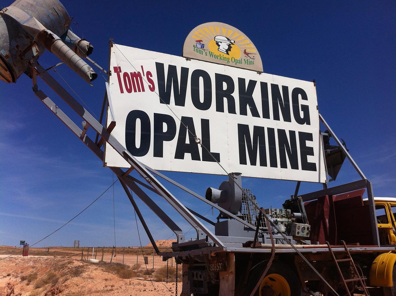 coober pedys residents live in underground dugouts tom s working opal mine
