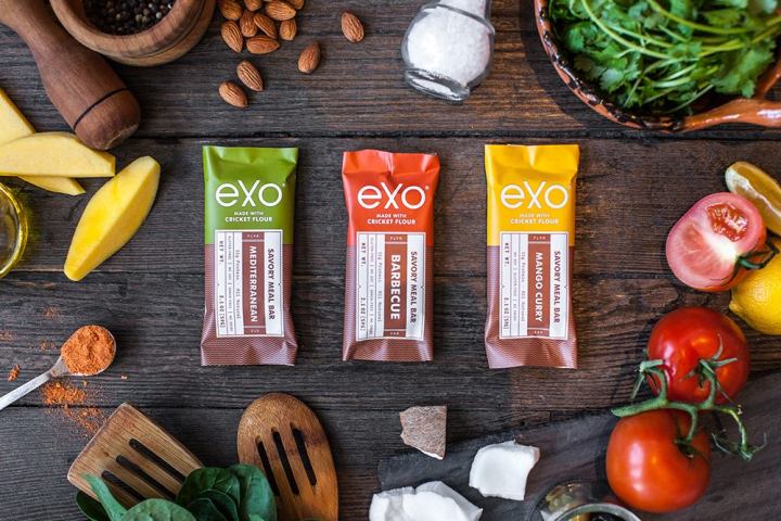 Exo insect protein bars cricket flour