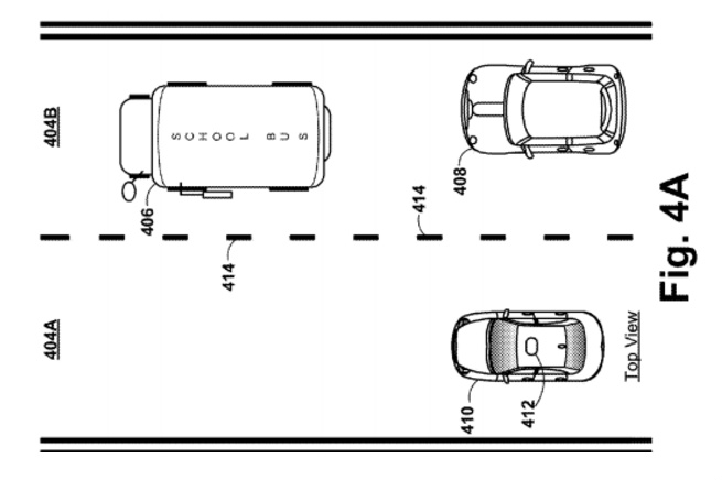 google driverless car bus patent