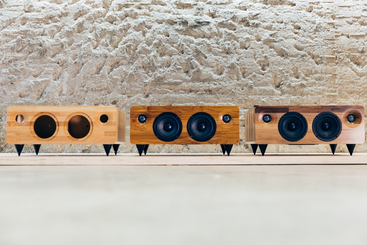 min7 handmade wooden speaker kickstarter minfort 2