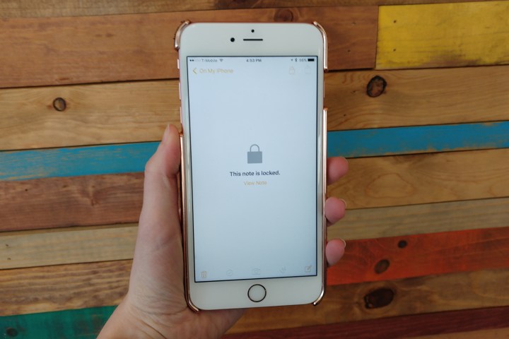 how to add passwords notes ios 9 3 app locked