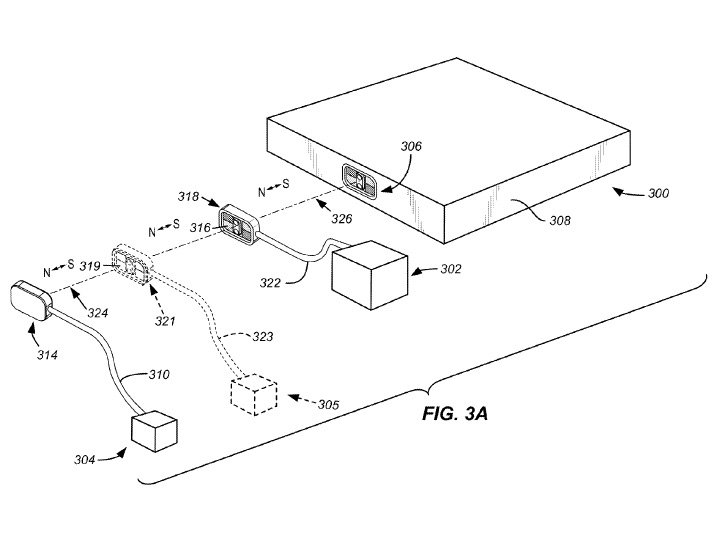 apple stackable magnetic connector patent