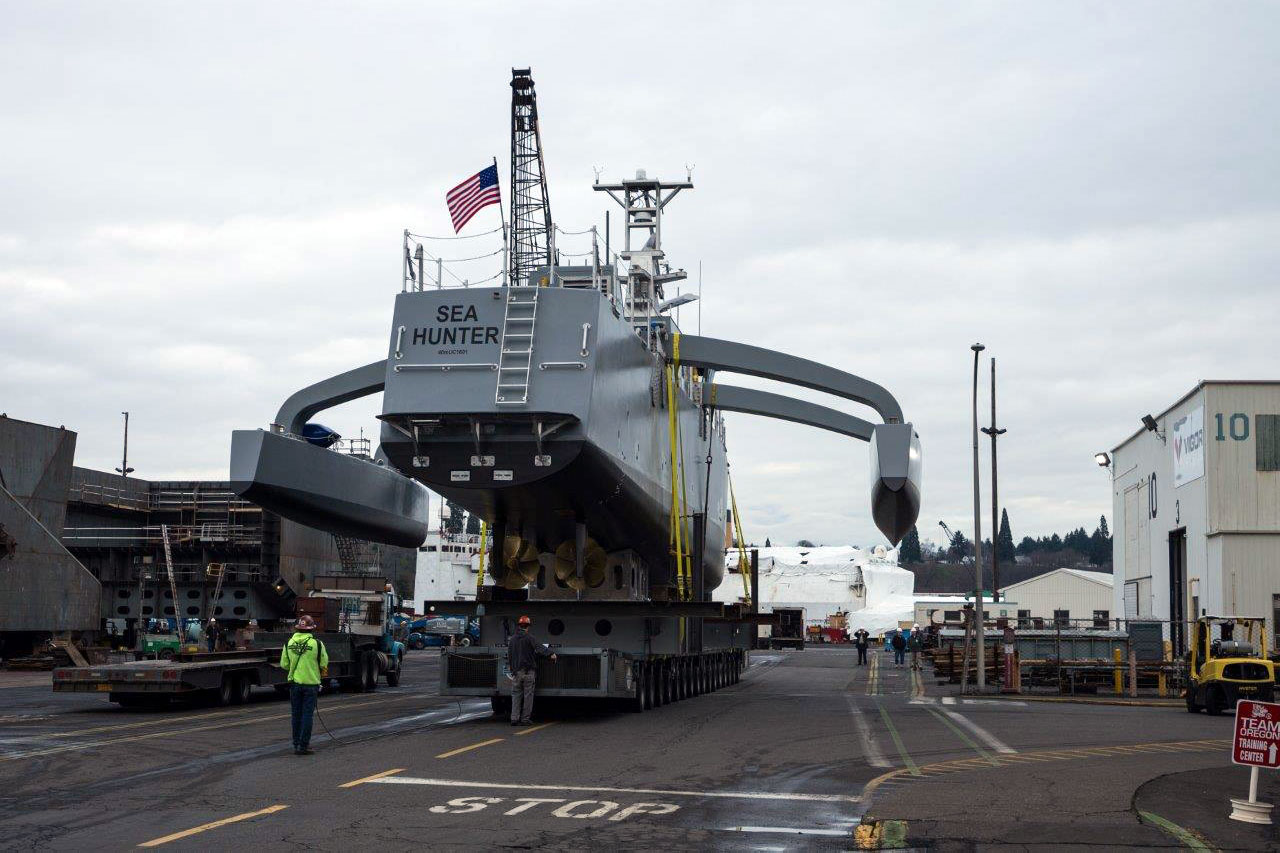 darpa officially christens the actuv in portland launch 1