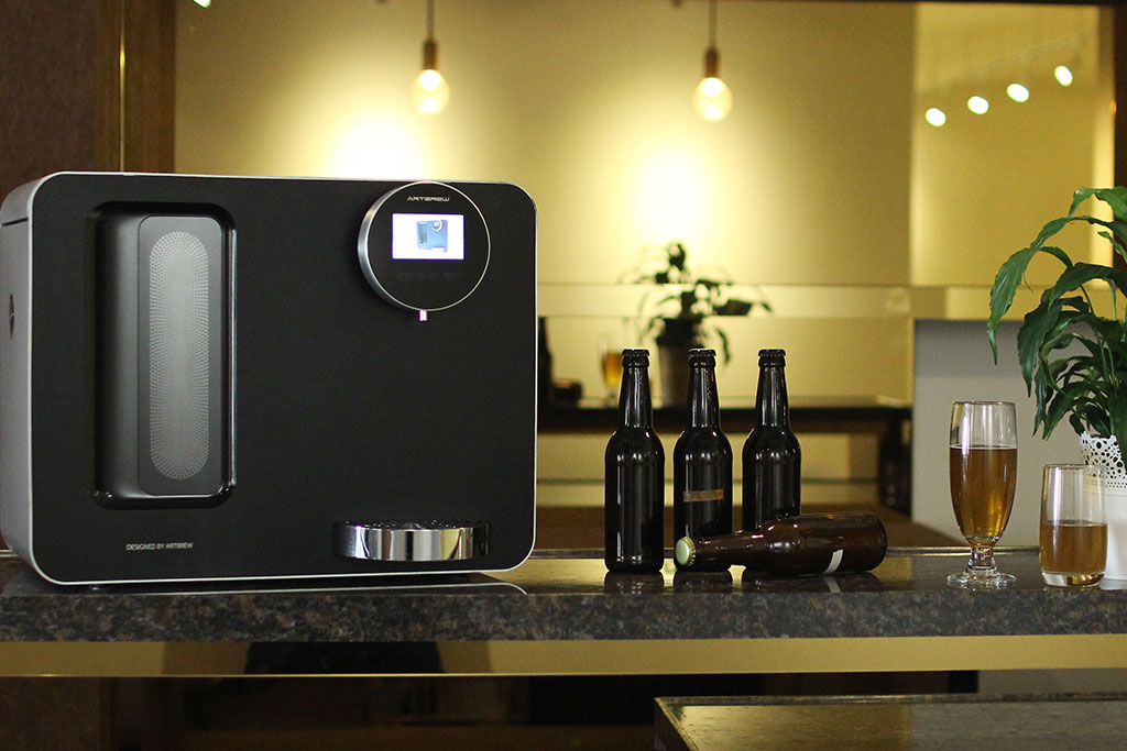 awesome tech you cant buy yet luminoodle freebird one artbrew  tabletop craft brewing machine