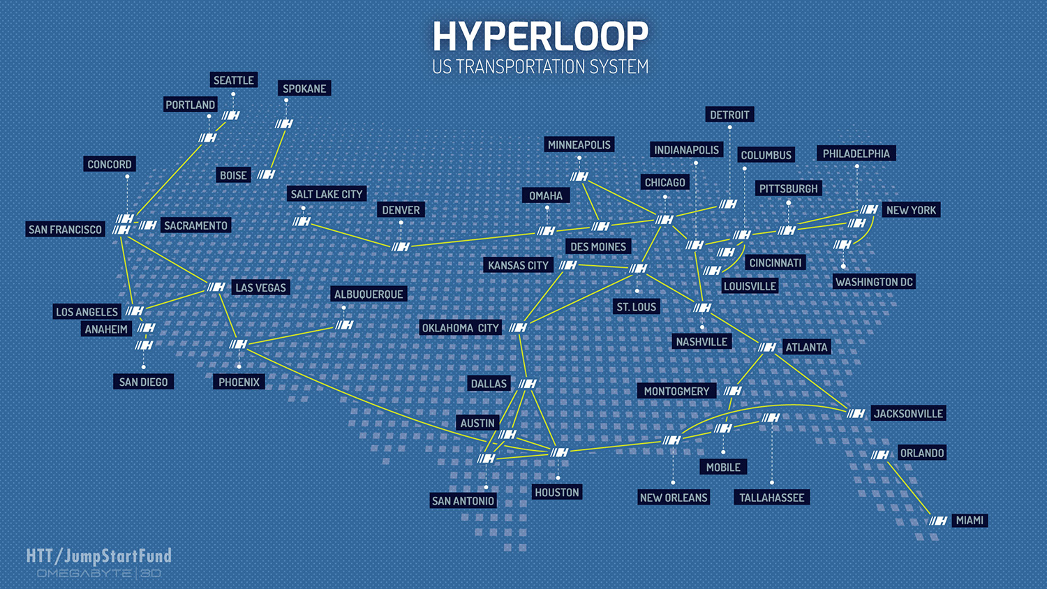 hyperloop transportation technologies bibop gresta coo hyperlooptranportation map usa v4 copyright  c 2014 omegabyte3d