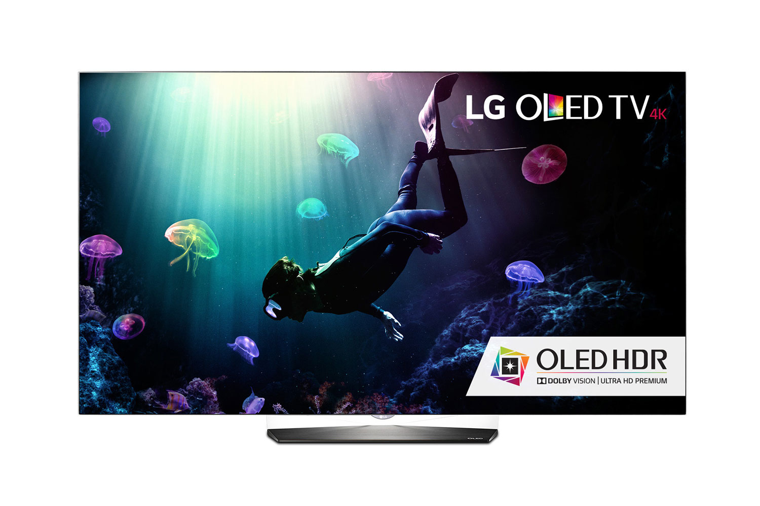 lg 2016 oled tv line price availability features b6 front scuba infill w hdr logo  1