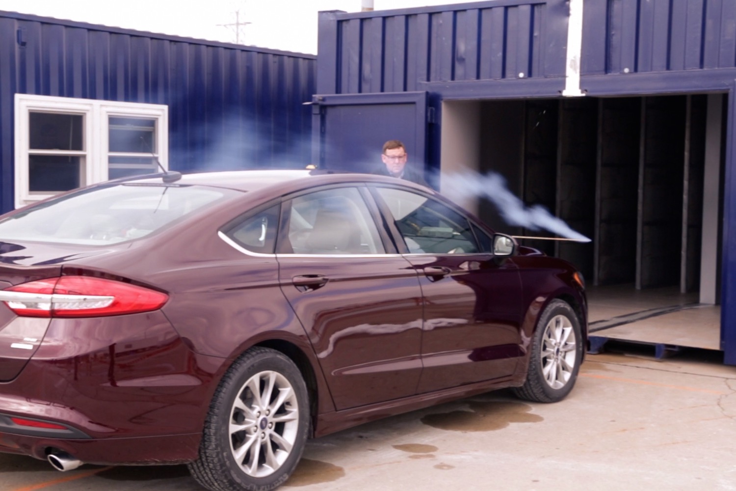 Ford mobile wind tunnel
