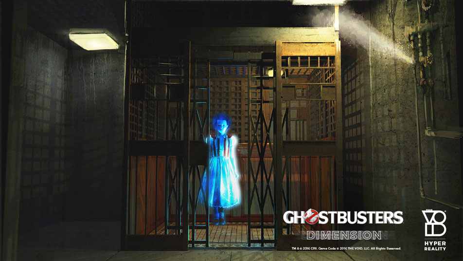 ghostbusters dimension lets you don the proton pack in vr  elevator ghost