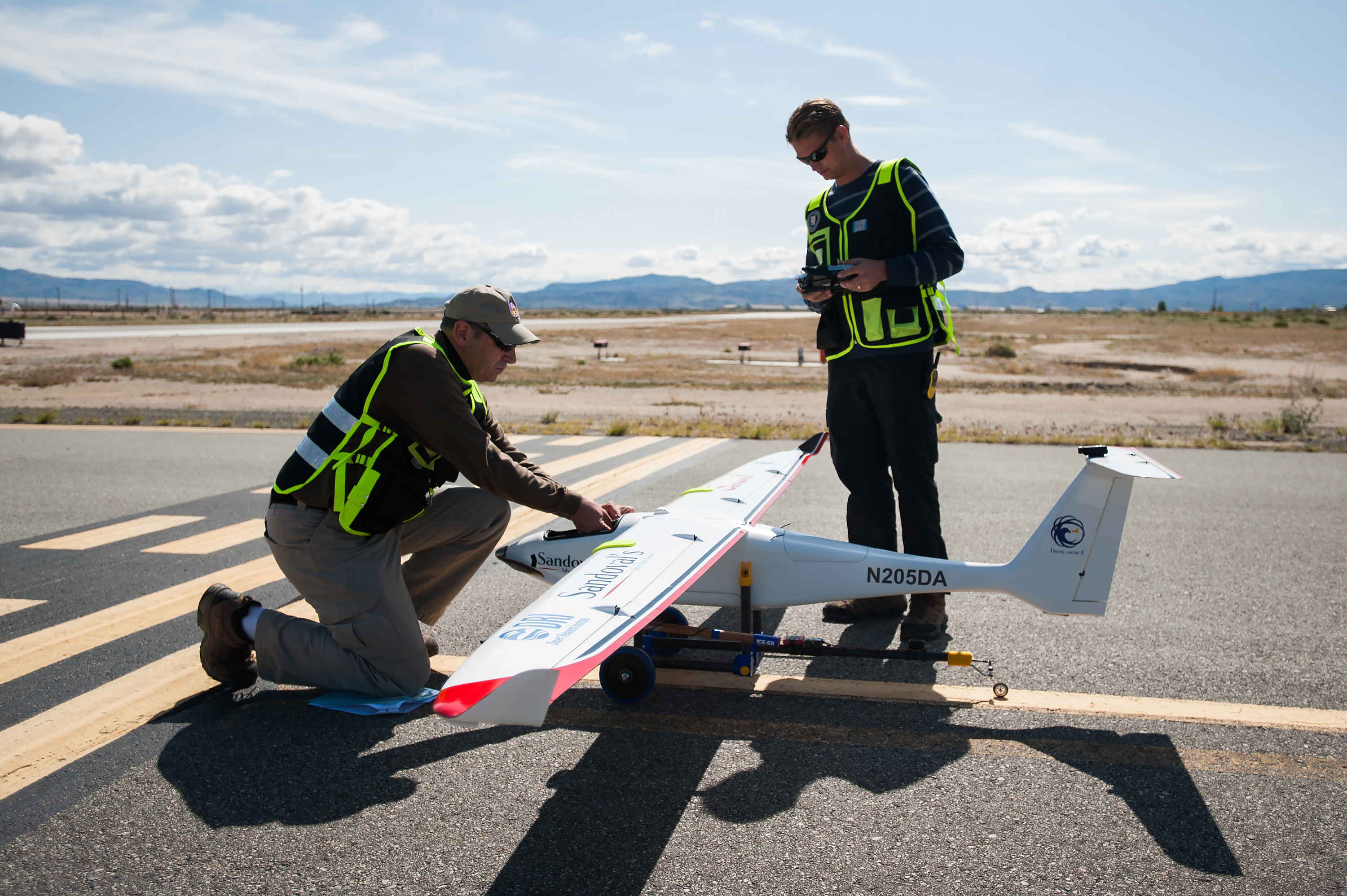 Savant drone used to seed clouds in Nevada desert