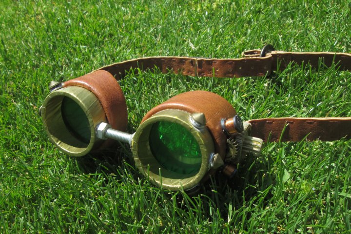 weekend workshop steampunk goggles 052816