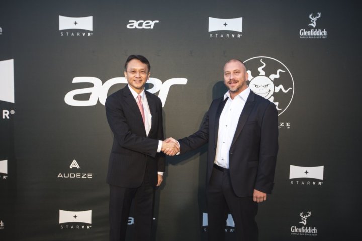 acer starbreeze starvr partnership news