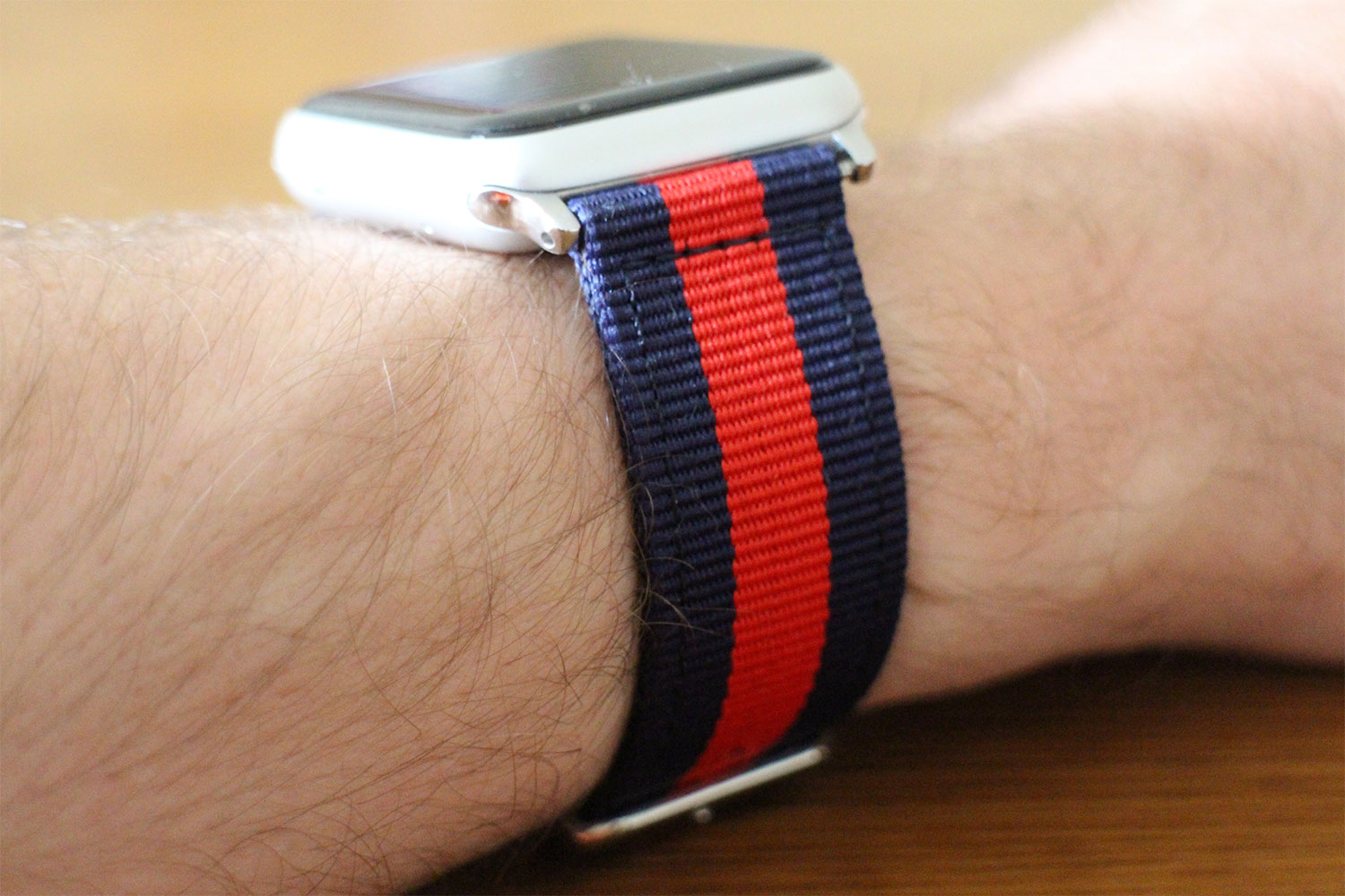 best Apple Watch bands Nyloon Watch Band side.