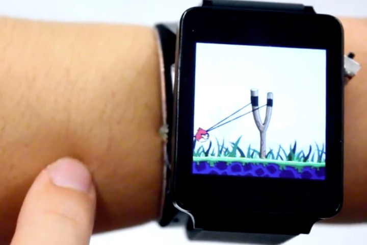 skintrack smartwatch interface