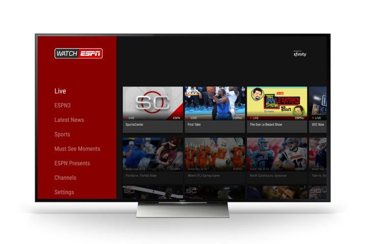 watchespn access android tv app
