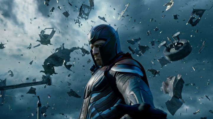 Magneto uses his power in X-Men: Apocalypse.