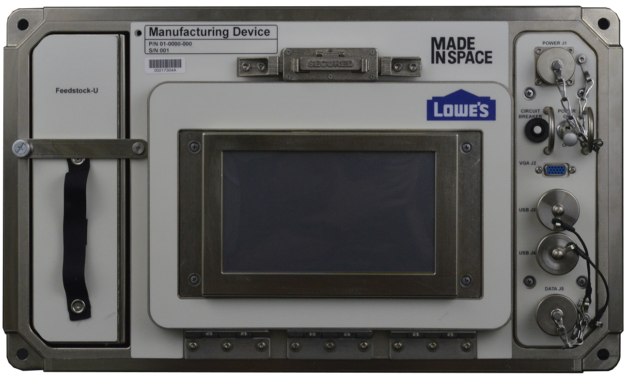 3d printed tools in space iss amf halo trans