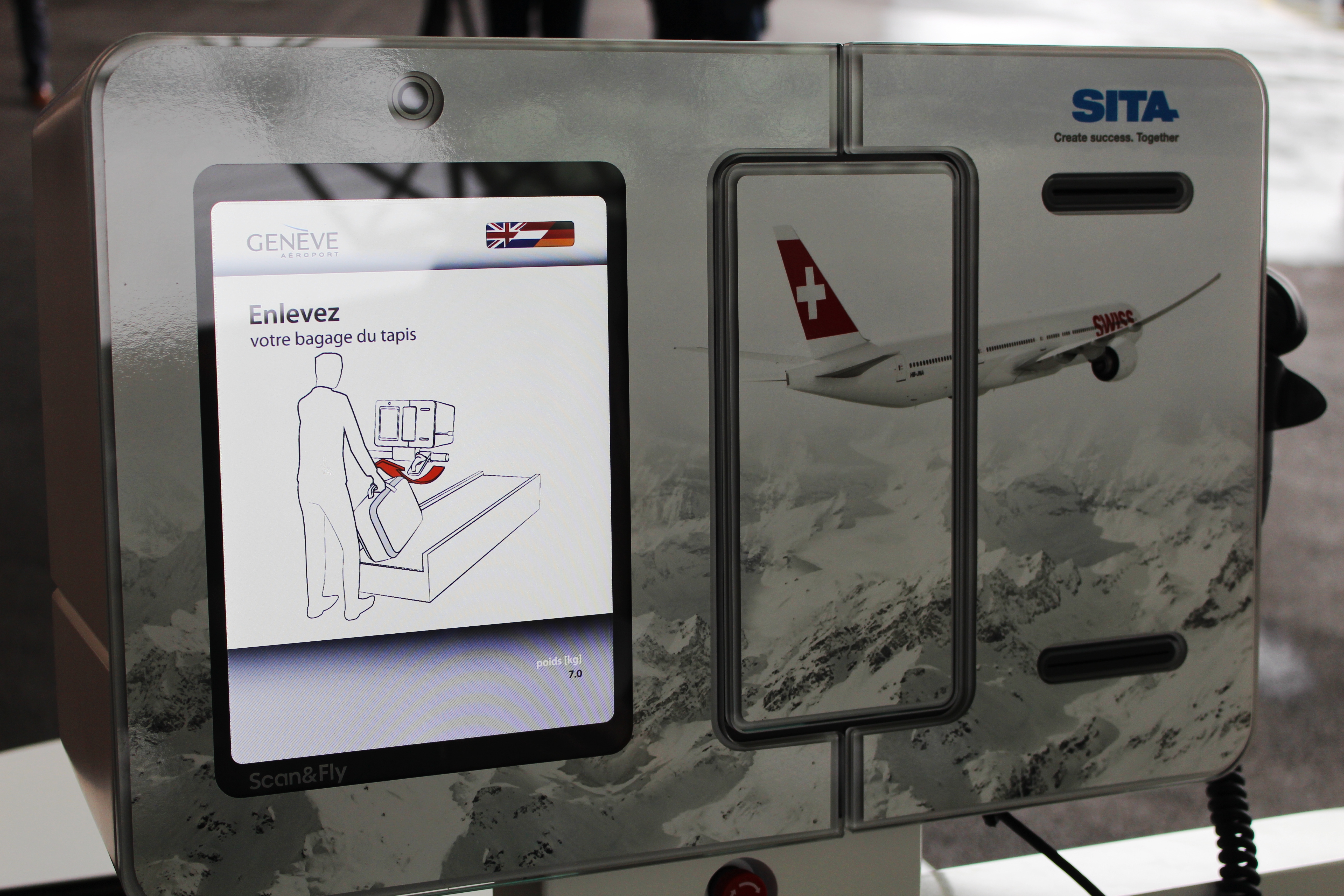 leo geneva airport robot s scan fly unit