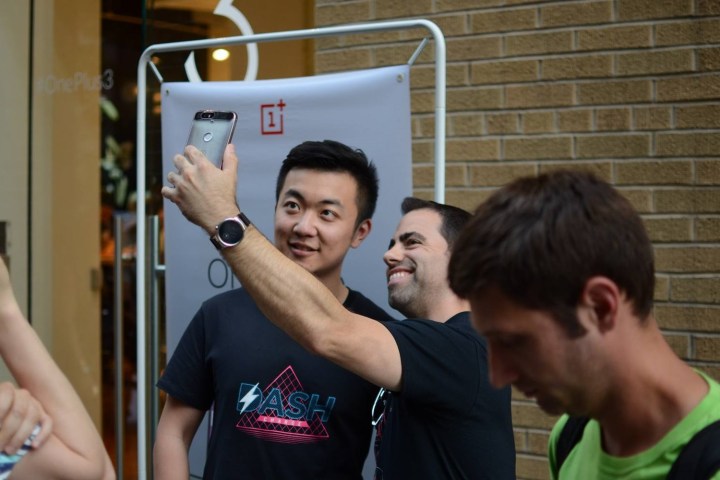 Carl Pei, photographed at a OnePlus event.