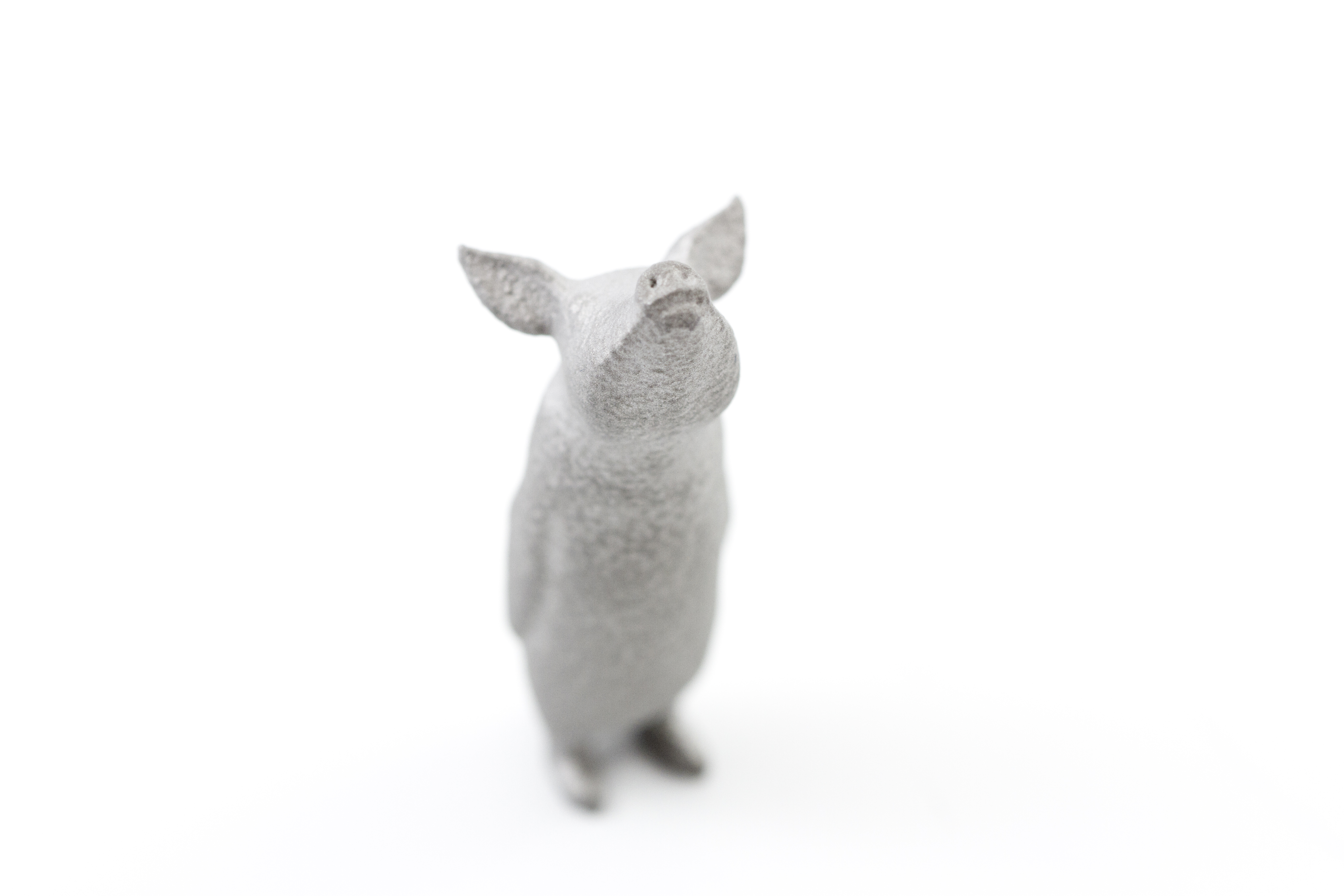 imaterialise aluminum 3d printing piguin by bert de niel