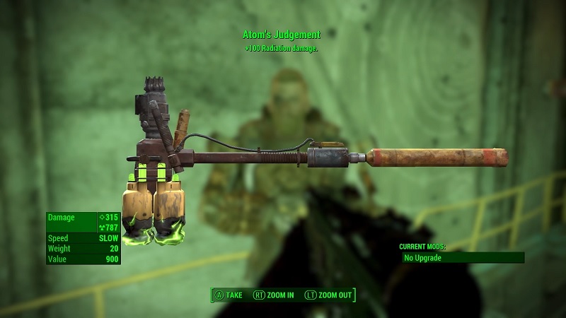 Atom's Judgement weapon from Fallout 4. 