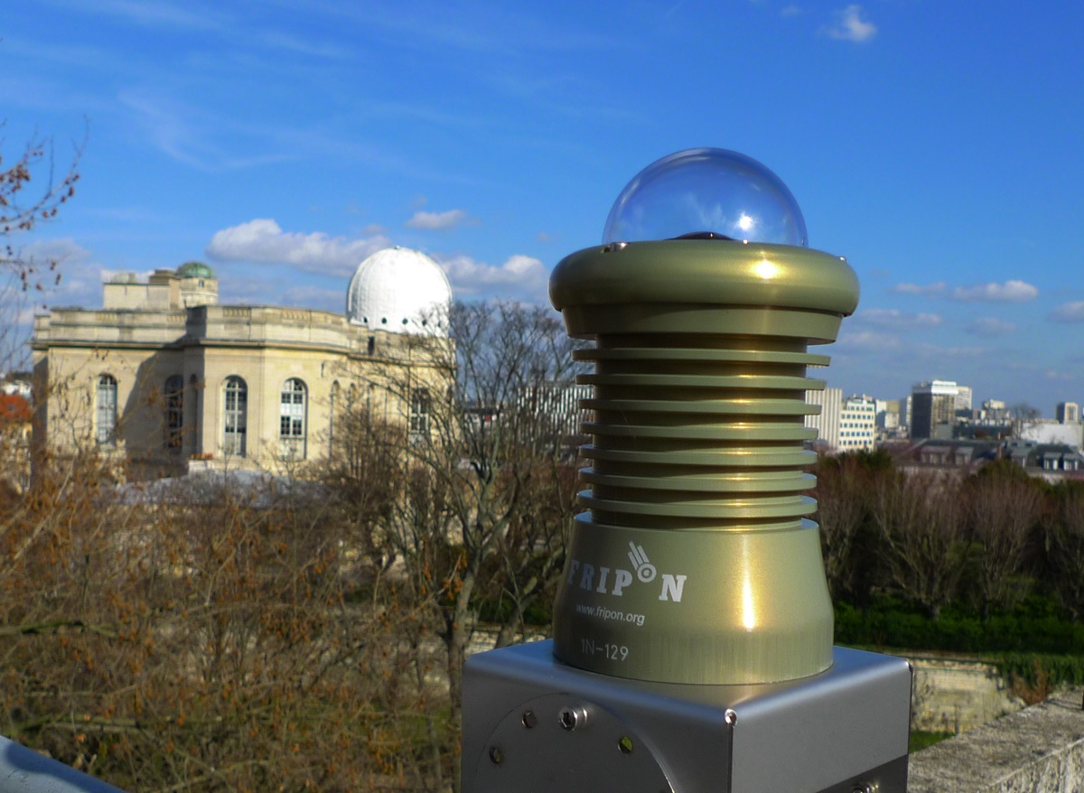 fripon meteor tracking camera network paris