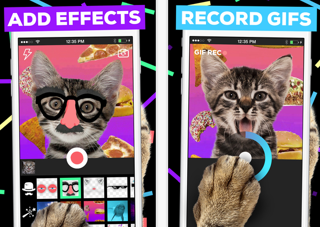 giphy cam shareable ar gifs recording
