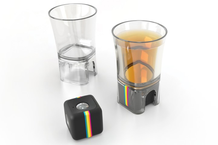 polaroid shot glass mount cube