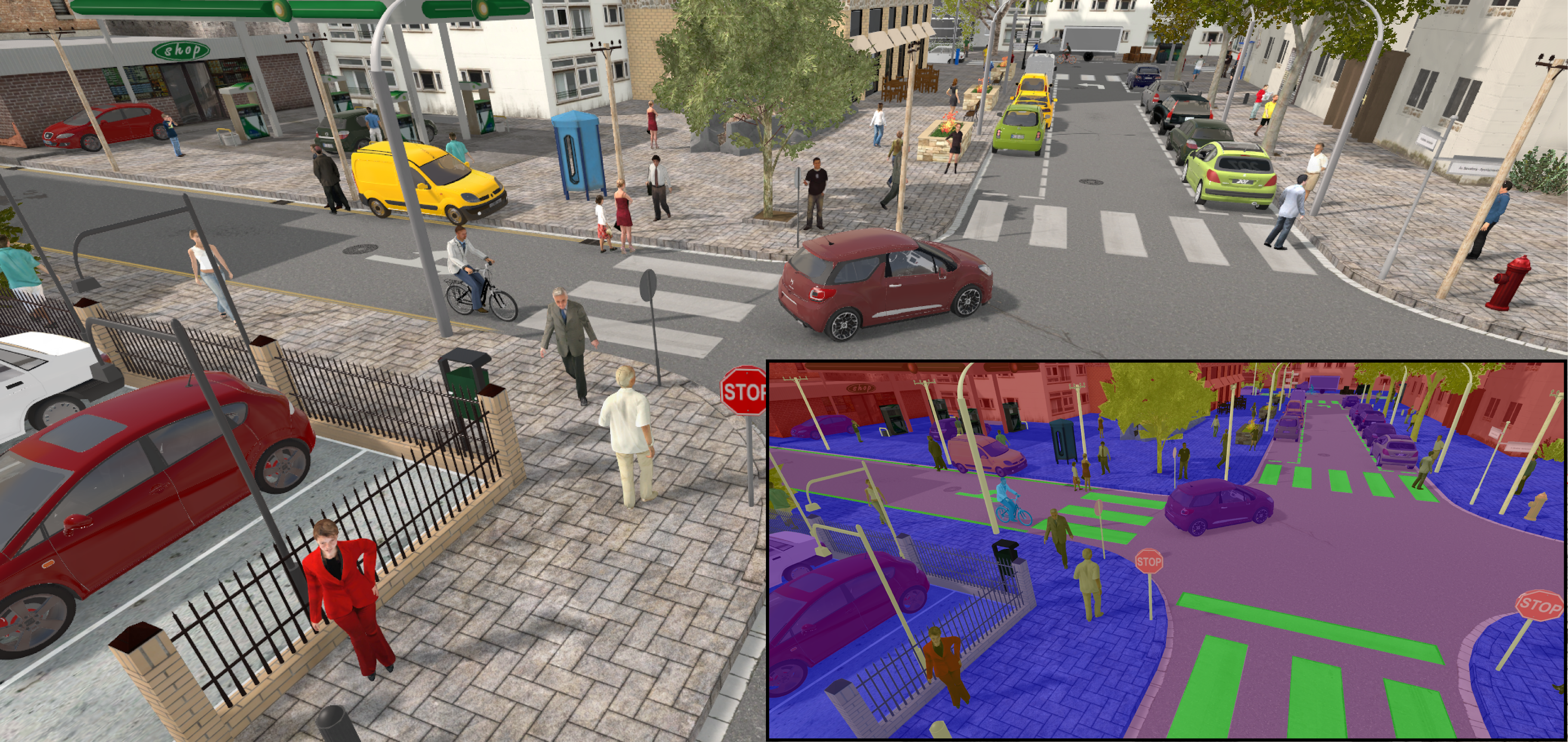 synthia virtual city for autonomous cars