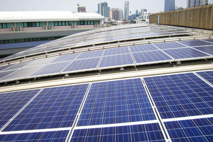 modernize modsun solar cost calculator 46087066  rooftop panels on factory roof
